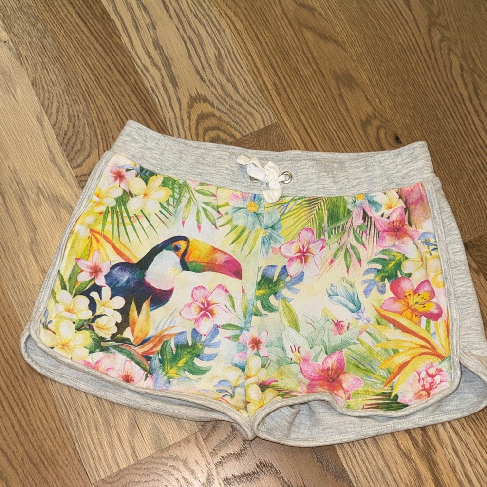 Mayoral Tropical Toucan Floral Shorts
